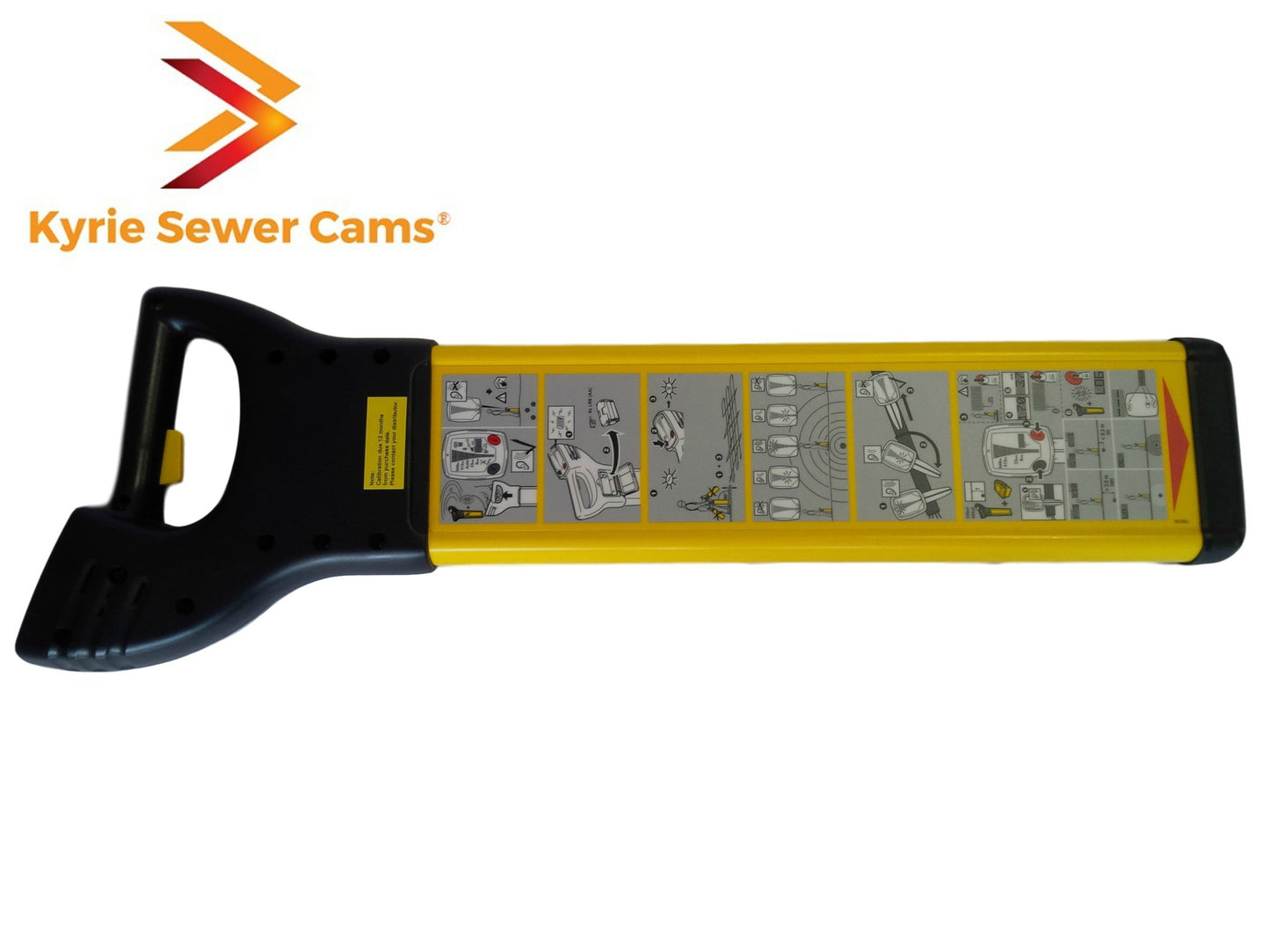 Back of Kyrie Cam 512hz digital sonde locator